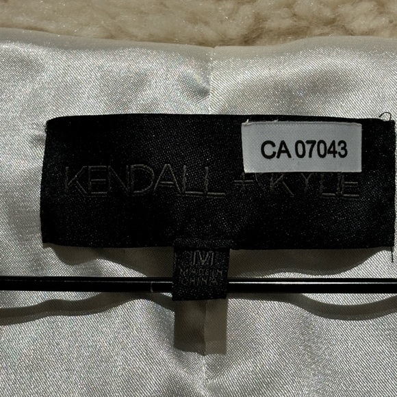 Kendall+ Kylie  Mixed Media Zip up Jacket - Picture 6 of 7